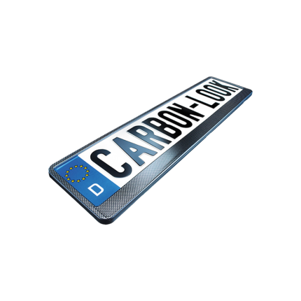 Autokennzeichen In Carbon-Optik ab 10,99€ – Gratis Versand –